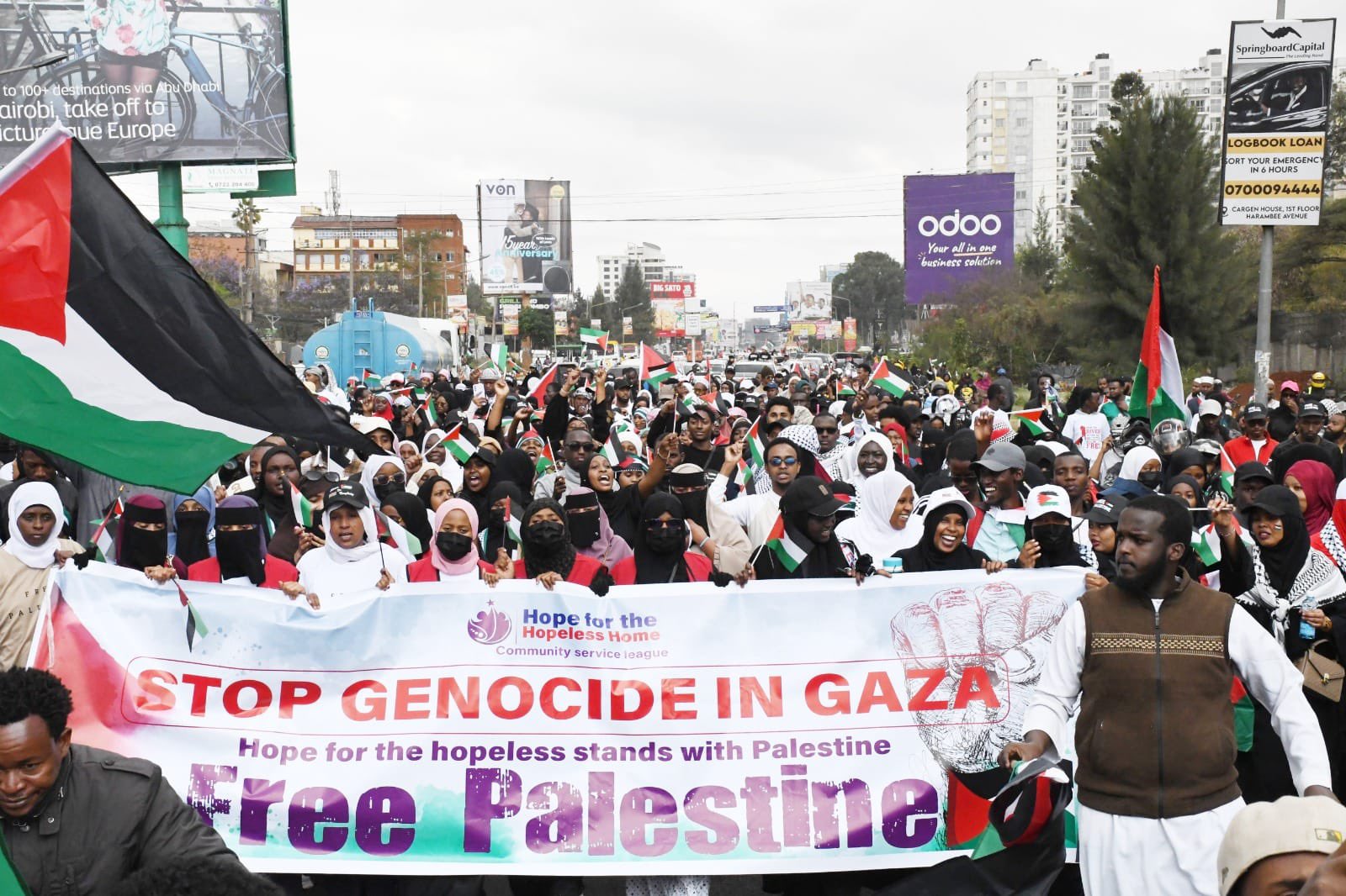 Kenyans for Palestine Event at Uhuru Park Features Tree-Planting Fundraiser for Medical Aid